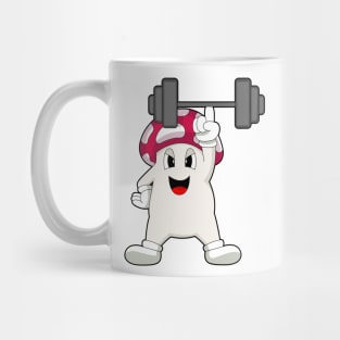 Mushroom Bodybuilding Dumbbell Mug